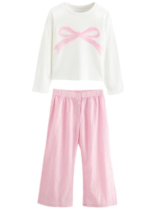 Next Nattøj  lyserød / hvid