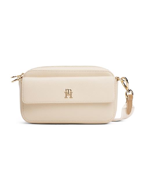 TOMMY HILFIGER Skuldertaske 'DISTINCT'  beige / guld
