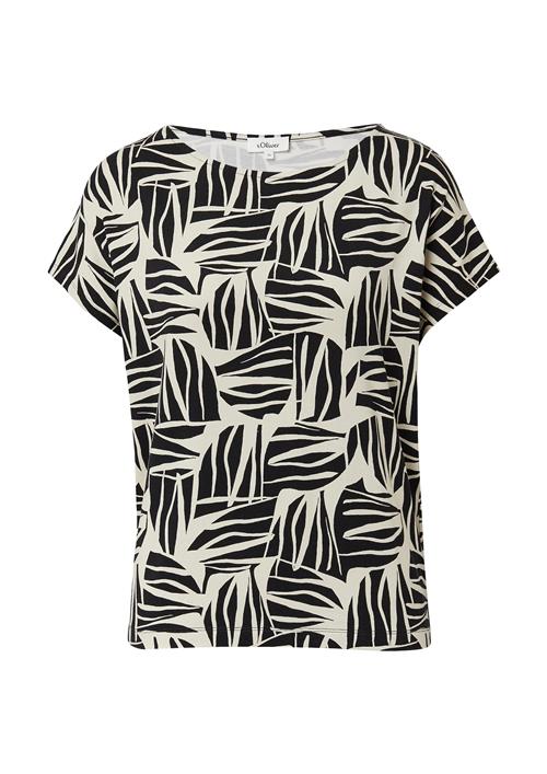 s.Oliver Shirts  sort / hvid