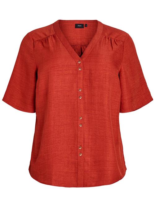 Zizzi Bluse 'Caalabama'  rød