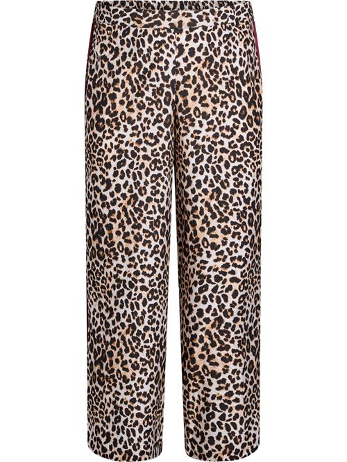 Zizzi Bukser 'Eclaru'  beige / rød / sort