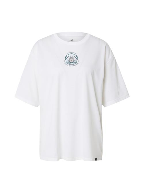 ADIDAS PERFORMANCE Funktionsbluse  dueblå / hvid