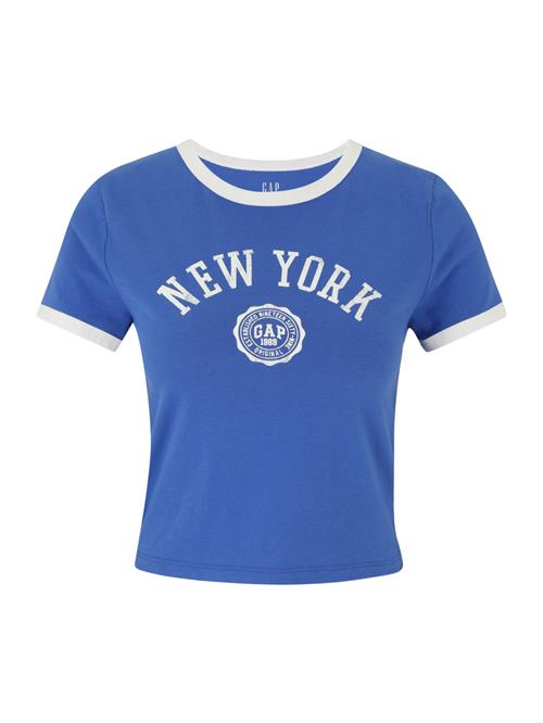 Gap Petite Shirts 'NY'  royalblå / hvid