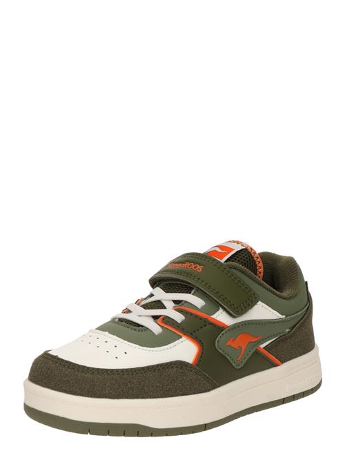 KangaROOS Sneakers 'K-CP Bounder EV'  gran / mørkeorange / hvid