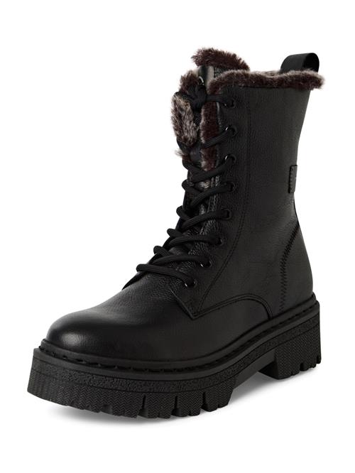 Tamaris Snørestøvletter  sort