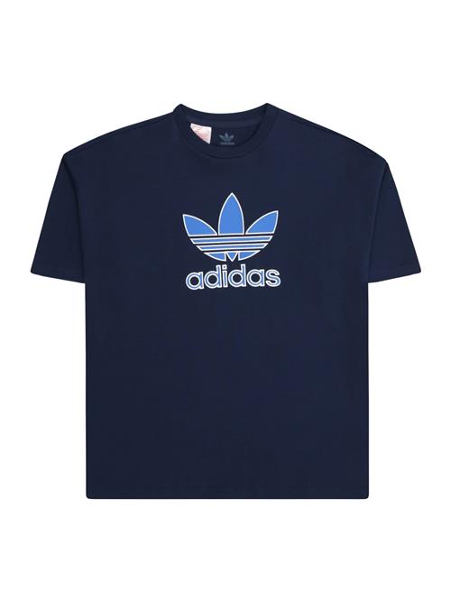 ADIDAS ORIGINALS Shirts 'Trefoil'  blå / marin / hvid