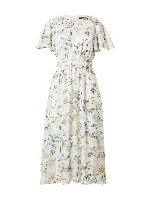 SWING Kjole  lysebeige / brun / gul / mørkegrøn