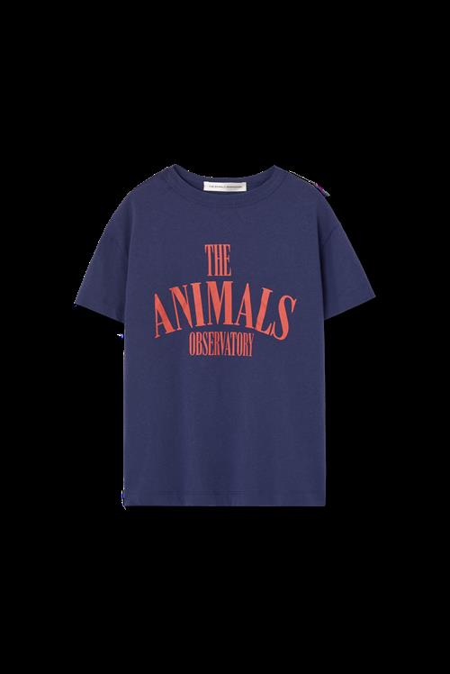The Animals Observatory Pupfish T-shirt Deep Blue  Deep Blue 3 Y  Blå  3 år  unisex