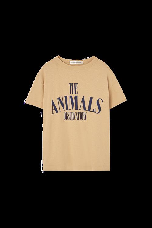 The Animals Observatory Pupfish T-shirt Soft Brown  Soft Brown 4 Y  Brun  4 år  unisex