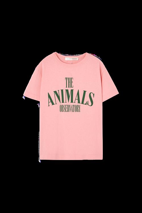 The Animals Observatory Pupfish T-shirt Soft Pink  Soft Pink 2 Y  Lyserød  2 år  unisex
