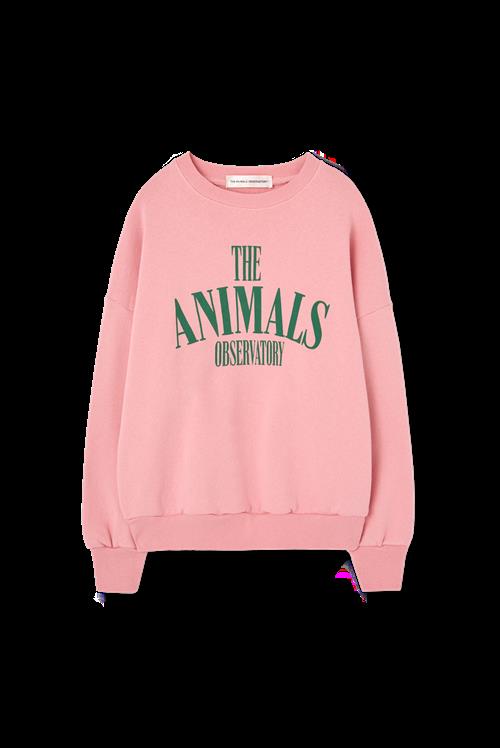 The Animals Observatory Killifish Sweatshirt Soft Pink  Soft Pink 4 Y  Lyserød  4 år  kvinde