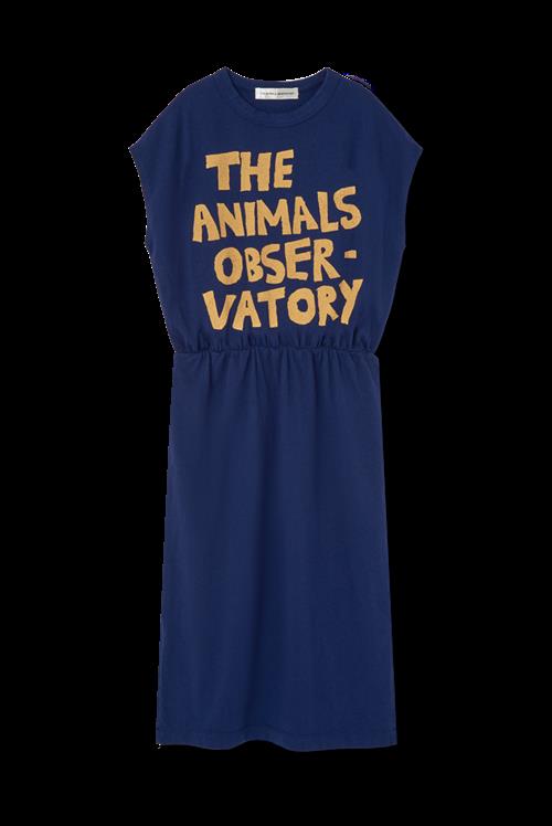 The Animals Observatory Orca Midi Kjole Deep Blue  Deep Blue 6 Y  Blå  6 år  kvinde