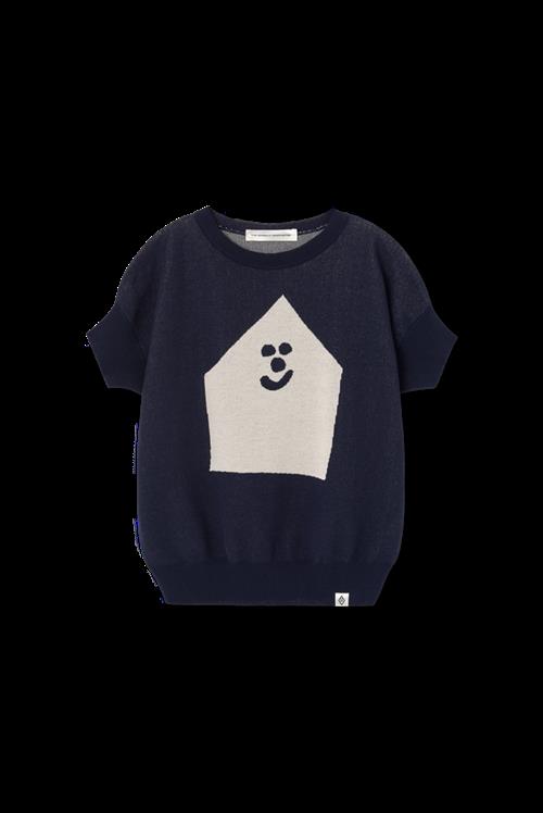The Animals Observatory Bat Kortærmet Sweater Deep Blue  Deep Blue 4 Y  Blå  4 år  mand