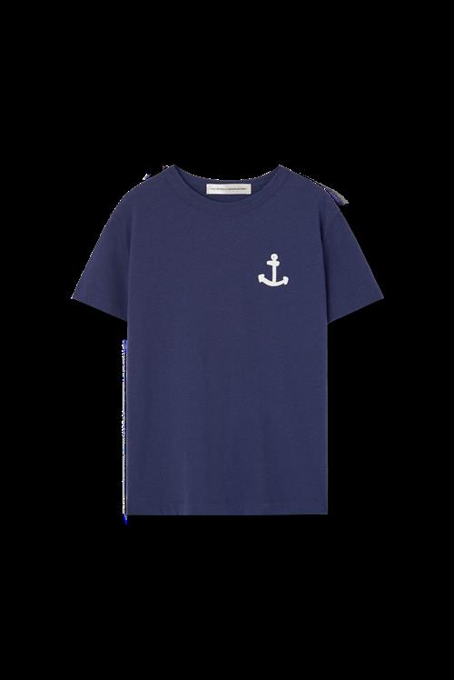 The Animals Observatory Rooster T-shirt Deep Blue  Deep Blue 4 Y  Blå  4 år  unisex