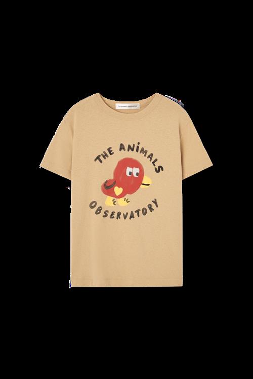 The Animals Observatory Rooster T-shirt Soft Brown  Soft Brown 8 Y  Brun  8 år  unisex