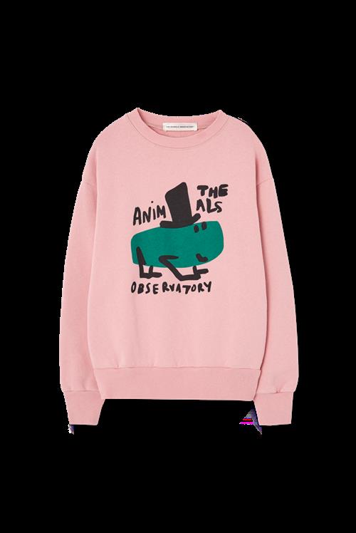 The Animals Observatory Bear Sweatshirt Soft Pink  Soft Pink 6 Y  Lyserød  6 år  kvinde