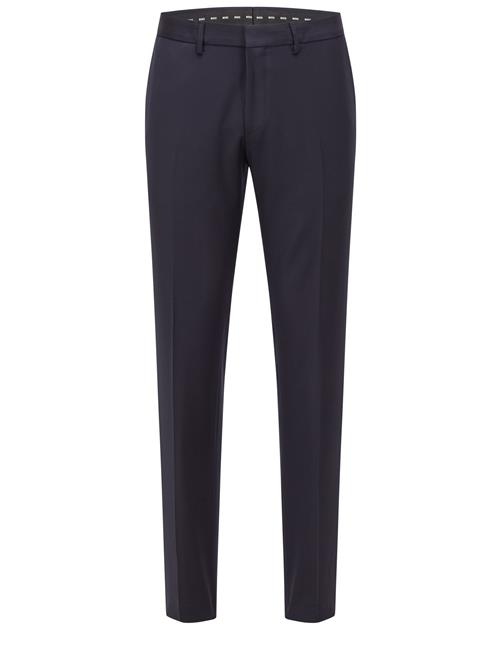 BOSS Bukser med fals 'Wenten'  mørkeblå