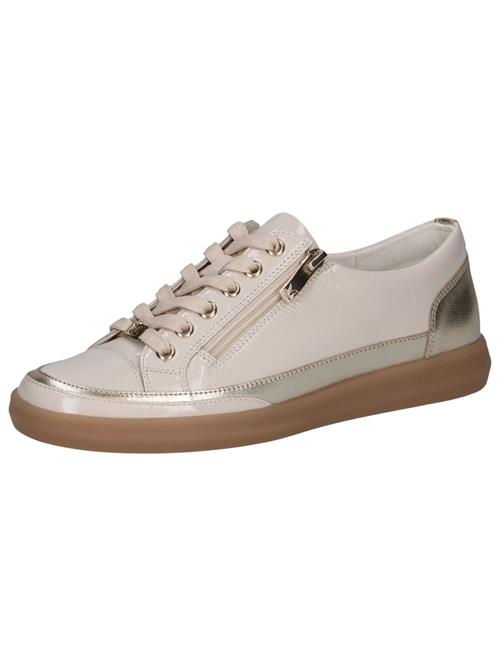 CAPRICE Sneaker low 'Ties'  beige / guld