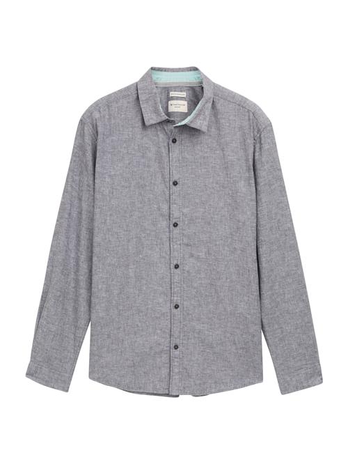 TOM TAILOR Skjorte  grå-meleret