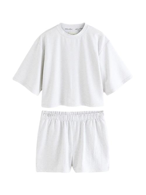 Next Pyjamas  pastelgul / lysegrå