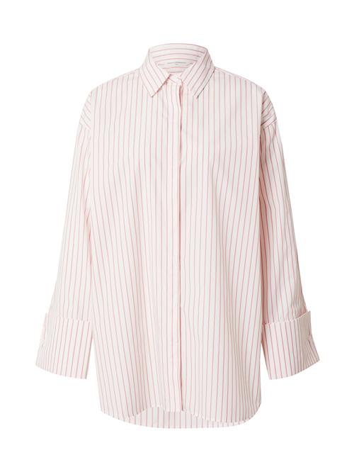 MSCH COPENHAGEN Bluse 'MSCHErina Zenika'  lyserød / hvid