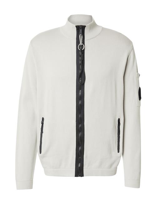 La Martina Cardigan  lysegrå / sort