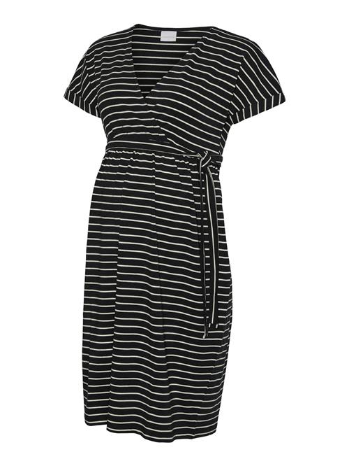 MAMALICIOUS Kjole 'MLAmia Tess'  sort / hvid