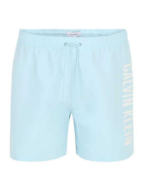 Calvin Klein Swimwear Badeshorts  lyseblå / hvid