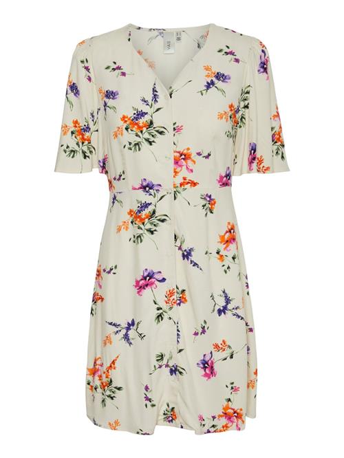 YAS Blusekjole 'YASAsina'  orkidee / mørkelilla / orange / offwhite