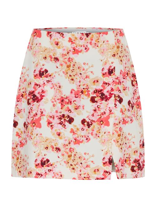 ICHI Nederdel 'IHKate'  ecru / lyserød / hindbær / vinrød