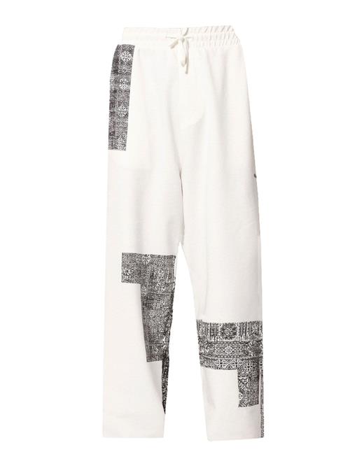 VAMOS CLO Bukser 'Wax Plant'  mokka / offwhite