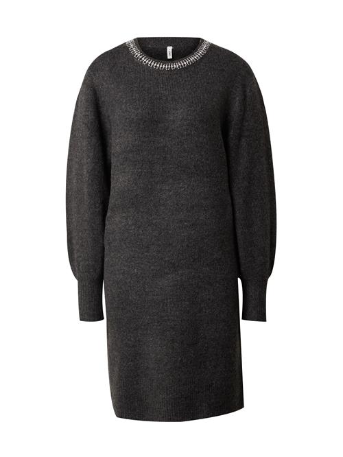 ONLY Strikkjole 'Elsa'  grå-meleret