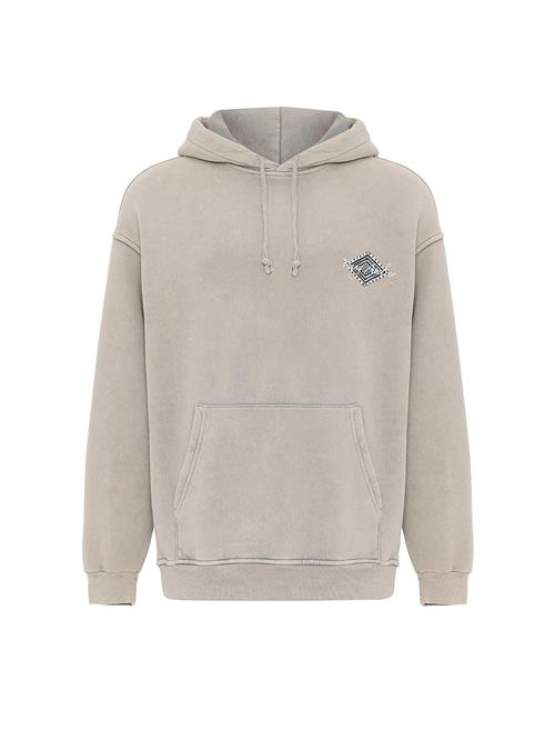 VAMOS CLO Sweatshirt  stone / mørkegrå / hvid