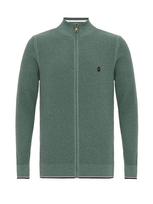 Williot Cardigan  navy / grøn / rød / sort