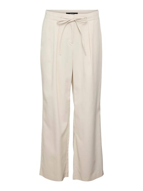 VERO MODA Bukser med lægfolder 'VMISOLDE'  stone