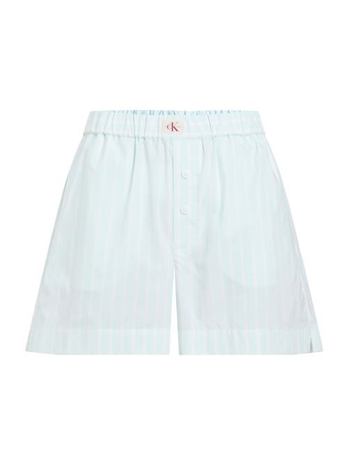 Calvin Klein Jeans Bukser  pastelblå / hvid