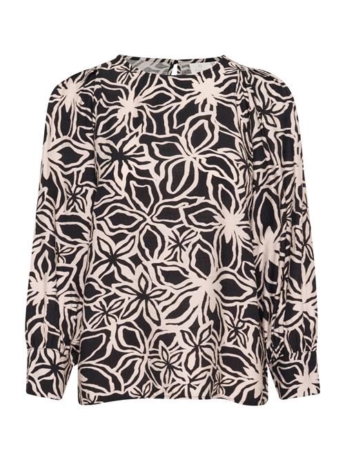 Kaffe Bluse 'Hannah'  lyserød / sort