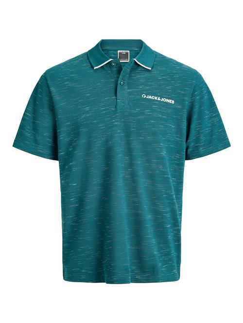 JACK & JONES Bluser & t-shirts 'JCOLogan'  mørkegrøn / hvid