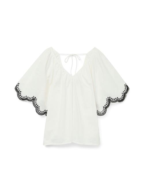 VERO MODA Bluse 'VMDiana'  sort / hvid
