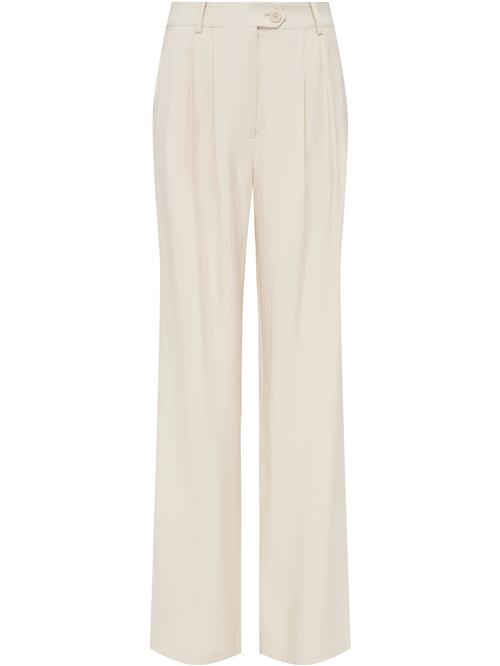 LeGer by Lena Gercke Bukser med lægfolder 'Edina'  offwhite