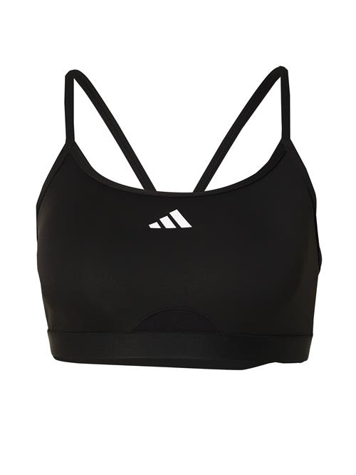 ADIDAS PERFORMANCE Sports-BH 'Aeroreact'  sort / hvid