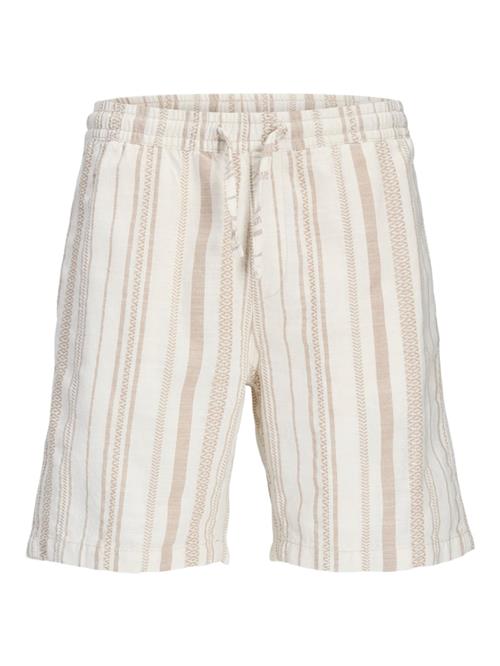 JACK & JONES Bukser 'JPSTJAIDEN BOHEME'  ecru / mørkebeige