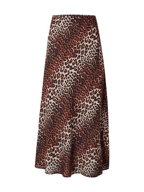 PIECES Nederdel 'PCNYA'  mørkebeige / brun / kastaniebrun / sort