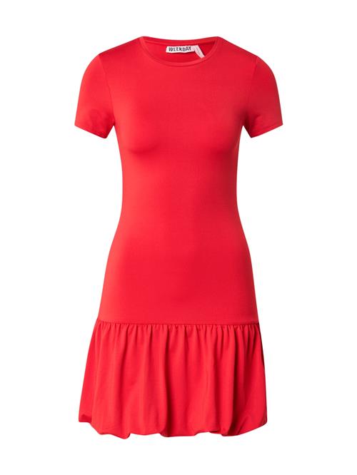 WEEKDAY Kjole 'Daisy'  rød