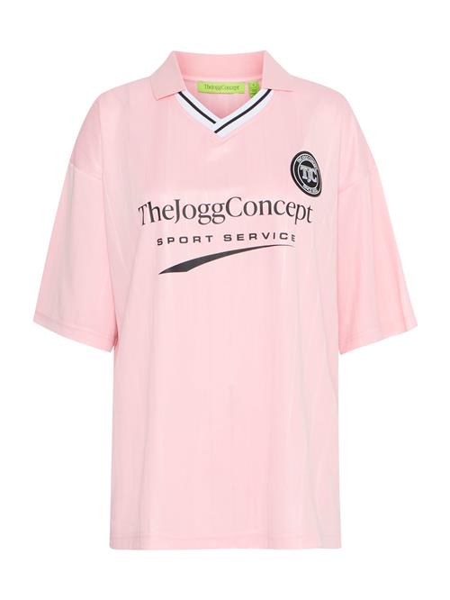 The Jogg Concept Shirts 'JCHANAN'  lys pink / sort / hvid