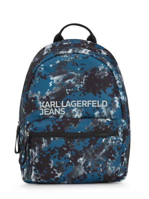KARL LAGERFELD JEANS Rygsæk  safir / sort / hvid
