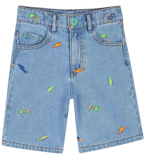 Billieblush Shorts - Denim - Double Stone m. Surfmotiv