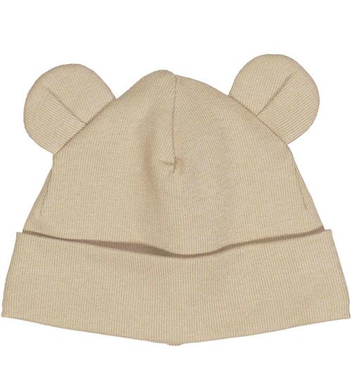 Se Müsli Hue - Rib- Cozy me - Bear - 2-lags - Cashmere hos KidsWorld