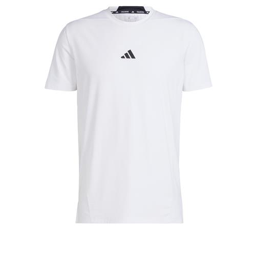 ADIDAS PERFORMANCE Funktionsskjorte 'Designed For Training'  sort / hvid