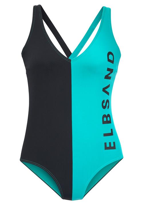 Elbsand Badedragt  aqua / mint / sort